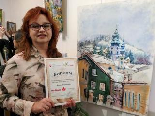 Кам’янська художниця стала переможницею виставки «Барви життя»